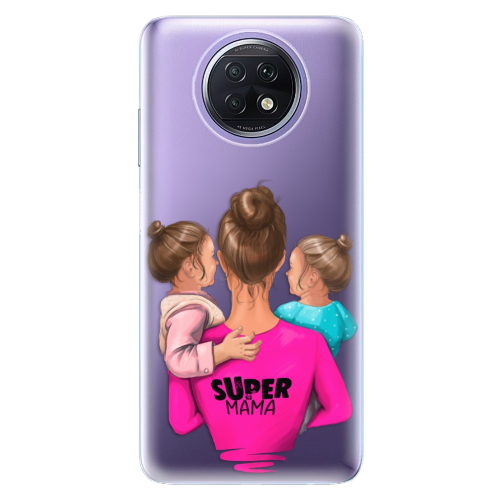 Odolné silikonové pouzdro iSaprio - Super Mama - Two Girls - Xiaomi Redmi Note 9T