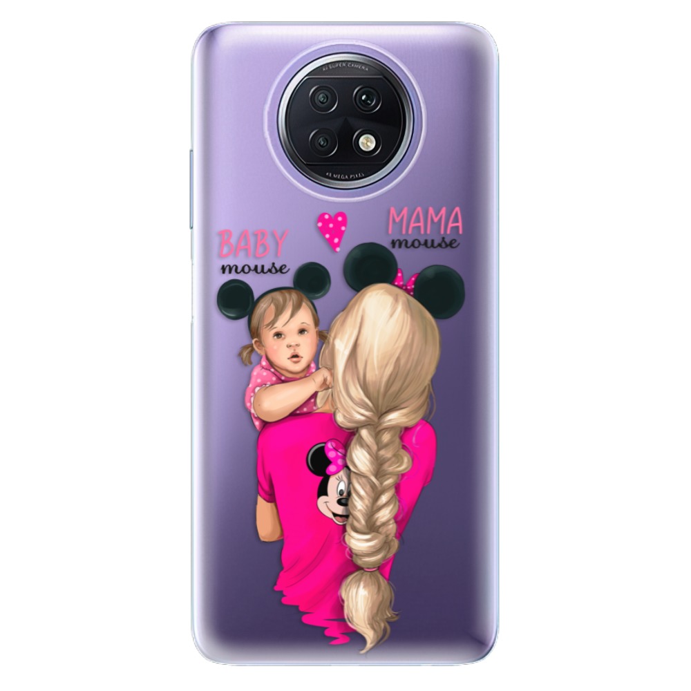 Odolné silikonové pouzdro iSaprio - Mama Mouse Blond and Girl - Xiaomi Redmi Note 9T