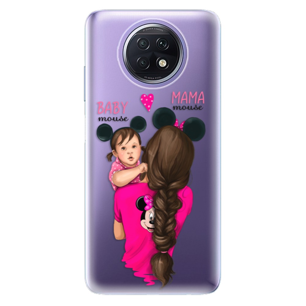 Odolné silikonové pouzdro iSaprio - Mama Mouse Brunette and Girl - Xiaomi Redmi Note 9T