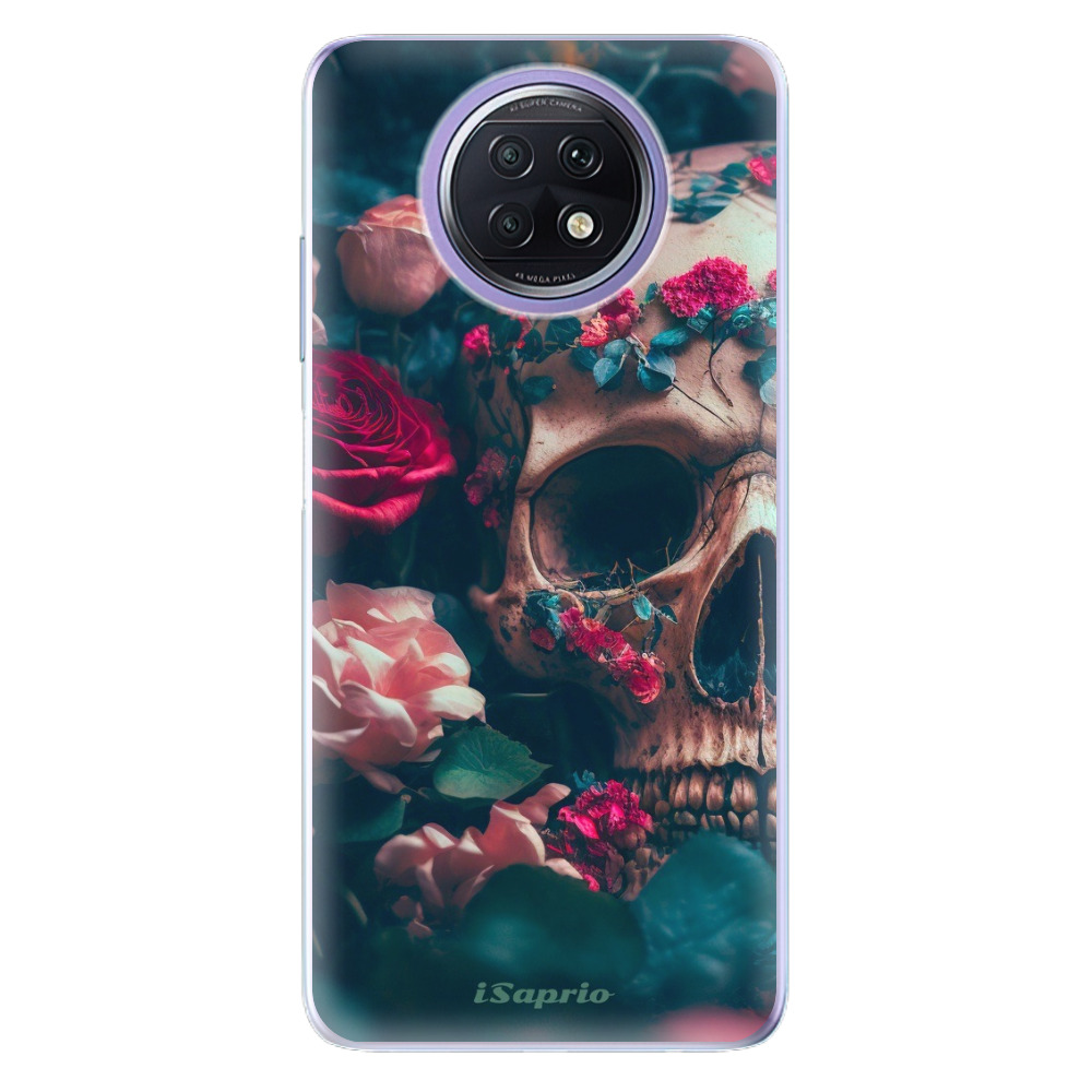 Odolné silikonové pouzdro iSaprio - Skull in Roses - Xiaomi Redmi Note 9T