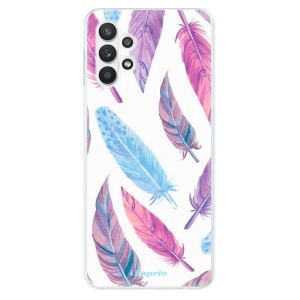 Silikonové pouzdro iSaprio - Samsung Galaxy A32 LTE - Feather Pattern 10