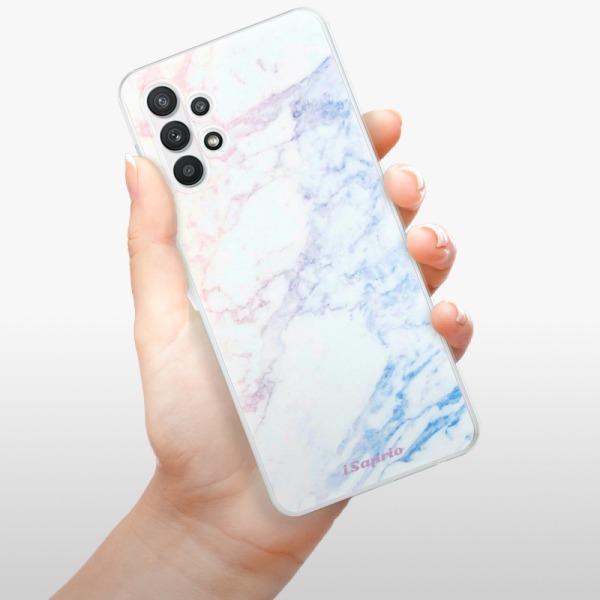 Silikonové pouzdro iSaprio - Samsung Galaxy A32 LTE - Raibow Marble 10