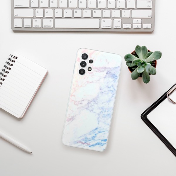 Silikonové pouzdro iSaprio - Samsung Galaxy A32 LTE - Raibow Marble 10