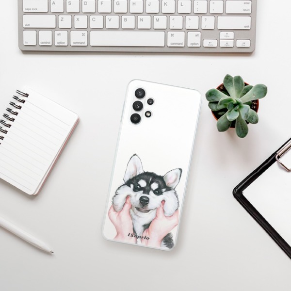 Silikonové pouzdro iSaprio - Samsung Galaxy A32 LTE - Malamute 01
