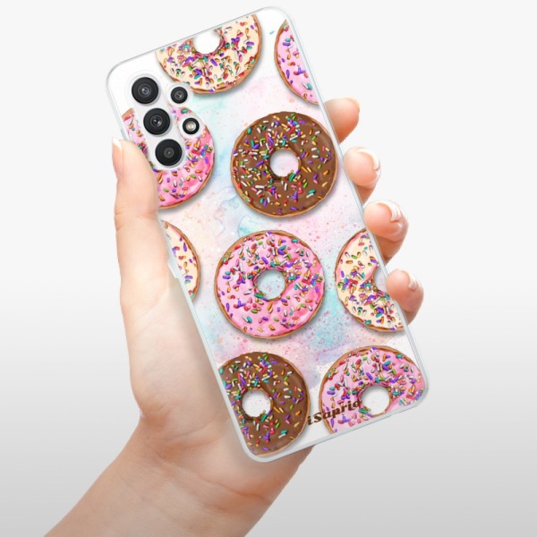 Silikonové pouzdro iSaprio - Samsung Galaxy A32 LTE - Donuts 11