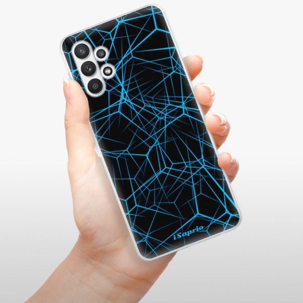 Silikonové pouzdro iSaprio - Samsung Galaxy A32 LTE - Abstract Outlines 12
