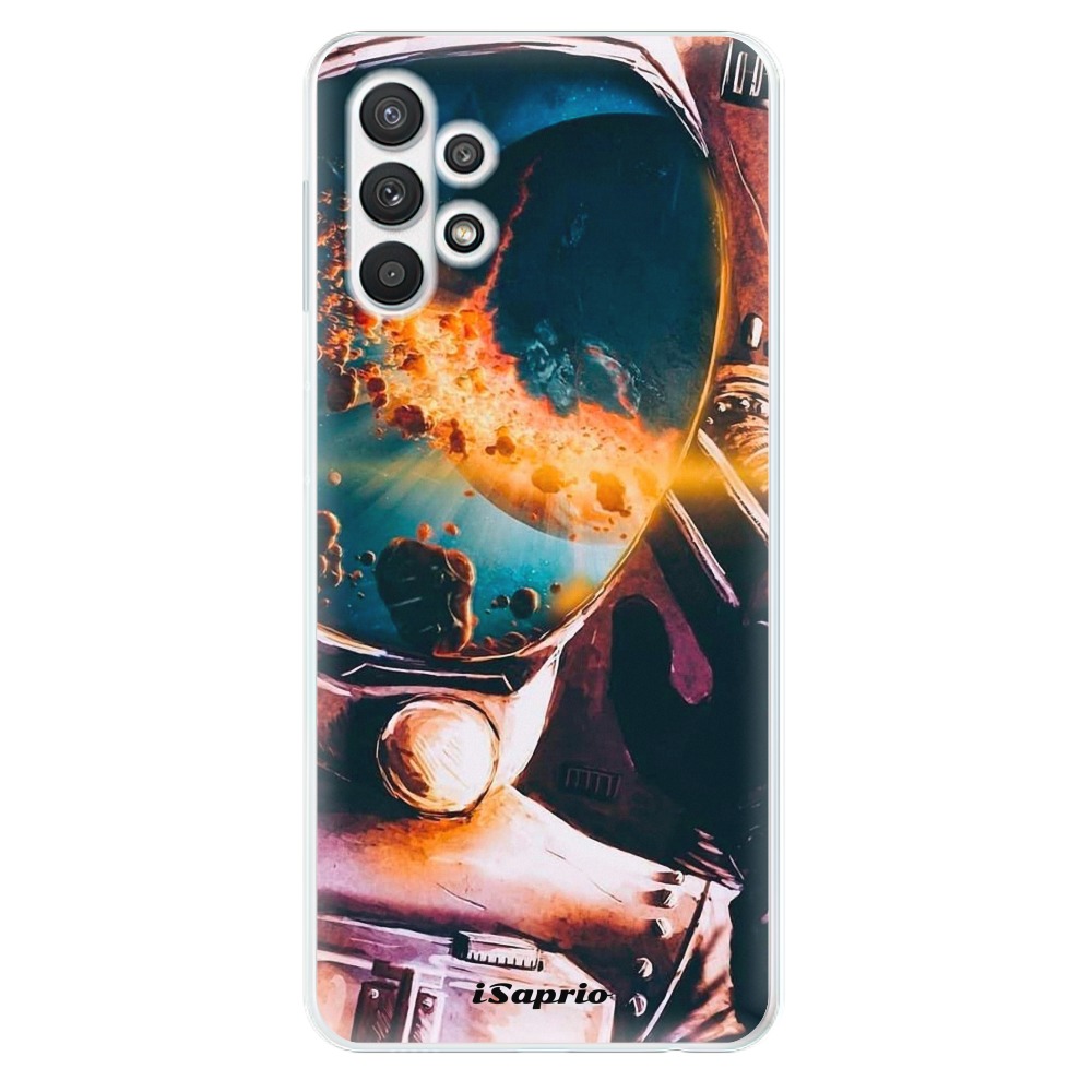 Odolné silikonové pouzdro iSaprio - Astronaut 01 na mobil Samsung Galaxy A32 LTE (Odolný silikonový obal, kryt, pouzdro iSaprio - Astronaut 01 na mobilní telefon Samsung Galaxy A32 LTE)