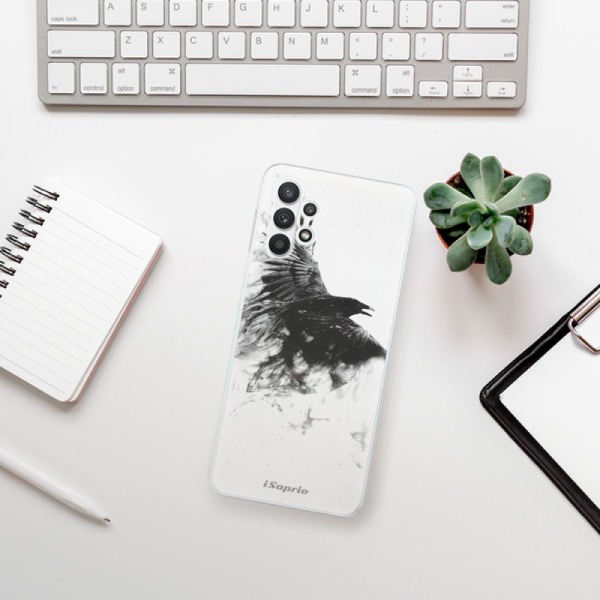 Silikonové pouzdro iSaprio - Samsung Galaxy A32 LTE - Dark Bird 01