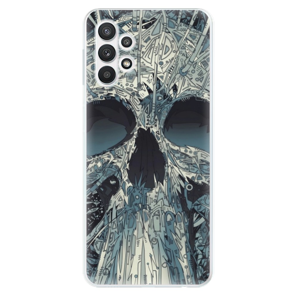 Odolné silikonové pouzdro iSaprio - Abstract Skull na mobil Samsung Galaxy A32 LTE (Odolný silikonový obal, kryt, pouzdro iSaprio - Abstract Skull na mobilní telefon Samsung Galaxy A32 LTE)