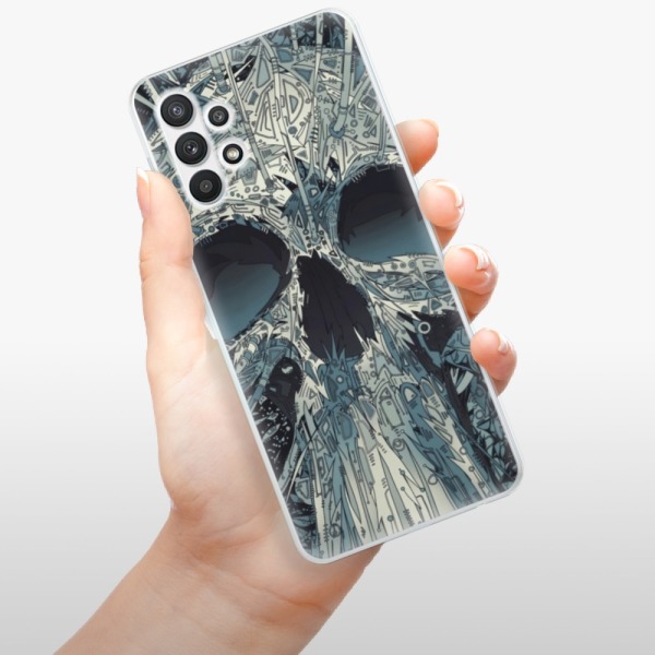 Silikonové pouzdro iSaprio - Samsung Galaxy A32 LTE - Abstract Skull