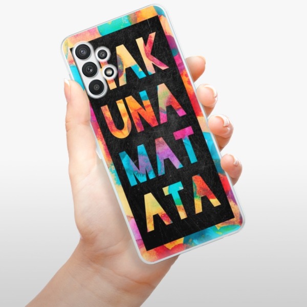 Silikonové pouzdro iSaprio - Samsung Galaxy A32 LTE - Hakuna Matata 01