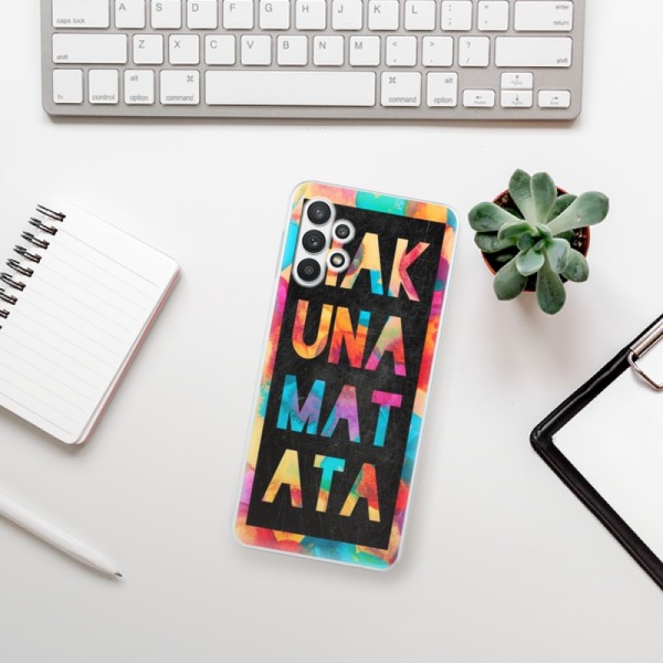 Silikonové pouzdro iSaprio - Samsung Galaxy A32 LTE - Hakuna Matata 01