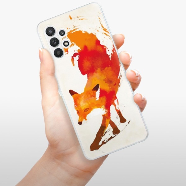 Silikonové pouzdro iSaprio - Samsung Galaxy A32 LTE - Fast Fox