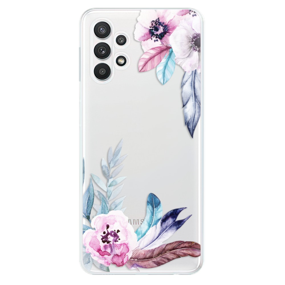 Odolné silikonové pouzdro iSaprio - Flower Pattern 04 na mobil Samsung Galaxy A32 LTE (Odolný silikonový obal, kryt, pouzdro iSaprio - Flower Pattern 04 na mobilní telefon Samsung Galaxy A32 LTE)