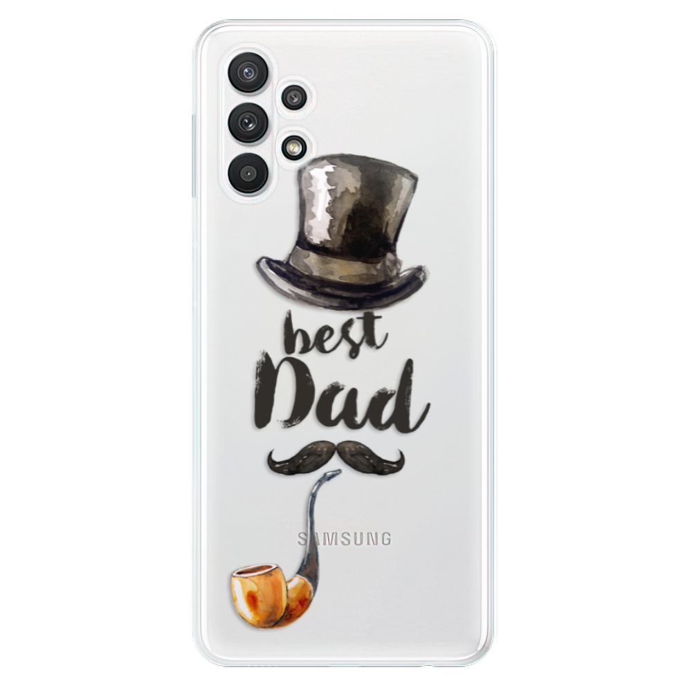 Odolné silikonové pouzdro iSaprio - Best Dad - Samsung Galaxy A32