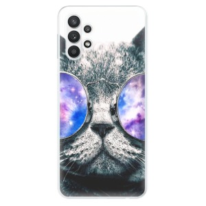 Silikonové pouzdro iSaprio - Samsung Galaxy A32 LTE - Galaxy Cat