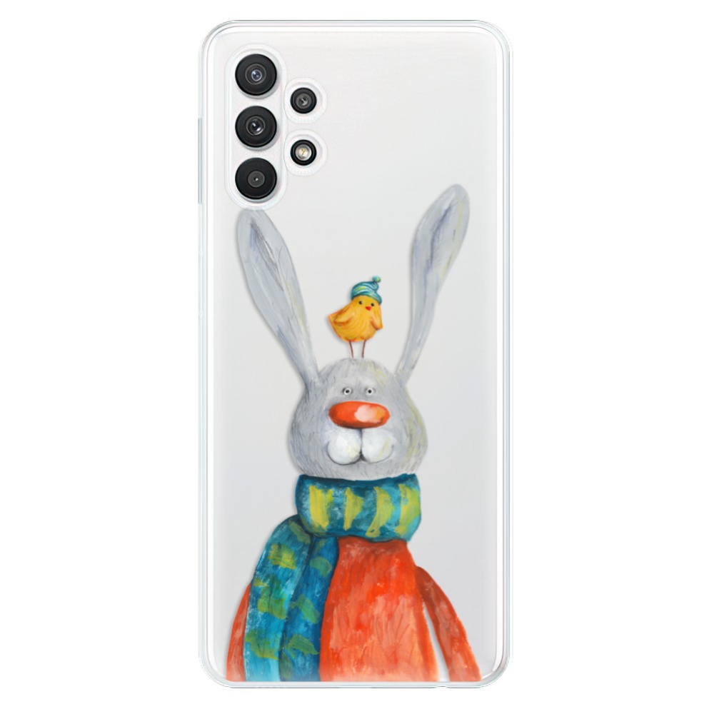 Odolné silikonové pouzdro iSaprio - Rabbit And Bird - Samsung Galaxy A32