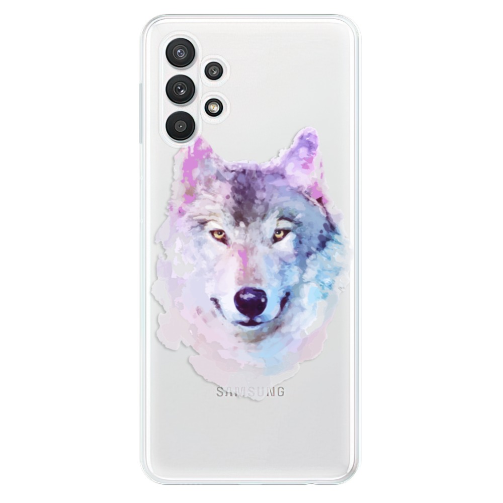 Odolné silikonové pouzdro iSaprio - Wolf 01 na mobil Samsung Galaxy A32 LTE (Odolný silikonový obal, kryt, pouzdro iSaprio - Wolf 01 na mobilní telefon Samsung Galaxy A32 LTE)