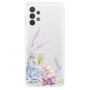 Silikonové pouzdro iSaprio - Samsung Galaxy A32 LTE - Succulent 01