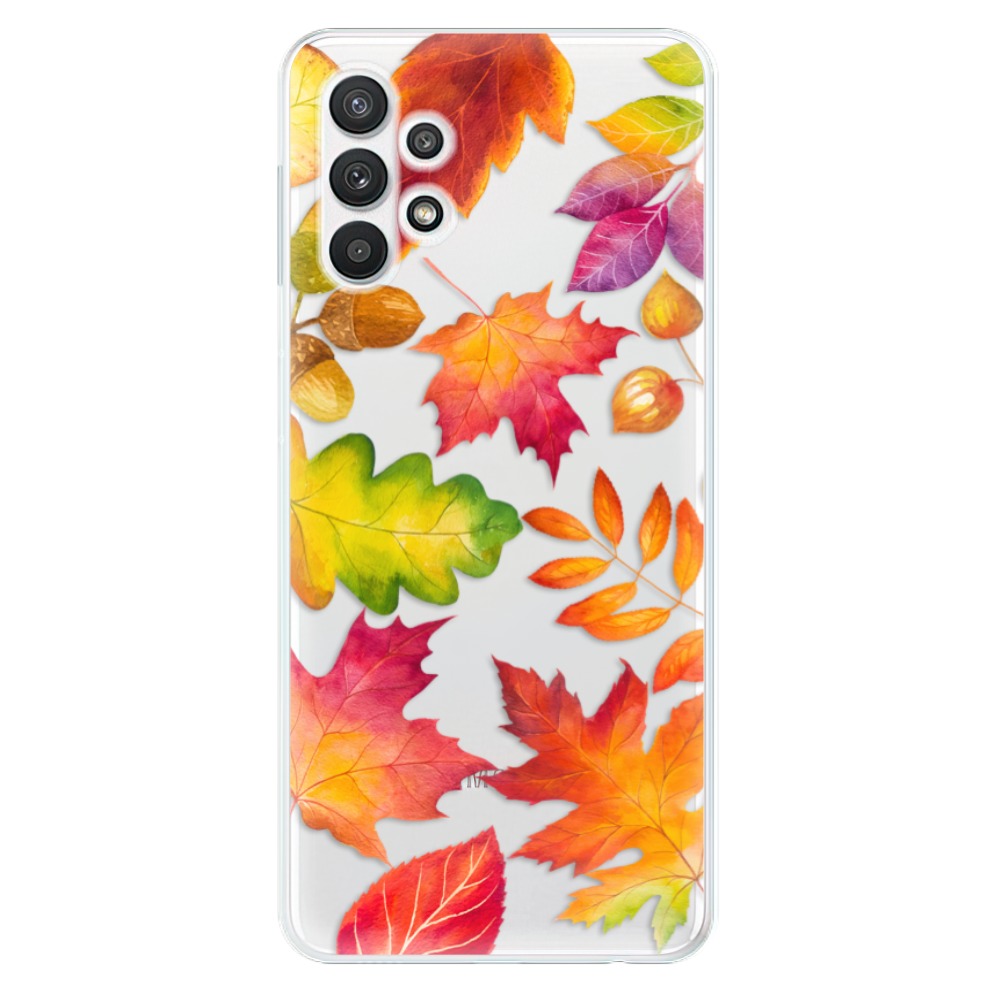 Odolné silikonové pouzdro iSaprio - Autumn Leaves 01 na mobil Samsung Galaxy A32 LTE (Odolný silikonový obal, kryt, pouzdro iSaprio - Autumn Leaves 01 na mobilní telefon Samsung Galaxy A32 LTE)