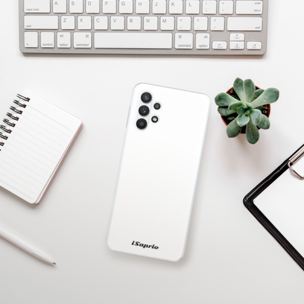 Silikonové pouzdro iSaprio - Samsung Galaxy A32 LTE - 4Pure bílý