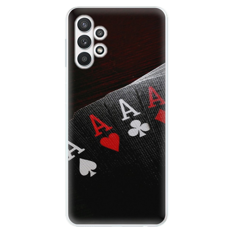 Odolné silikonové pouzdro iSaprio - Poker - Samsung Galaxy A32
