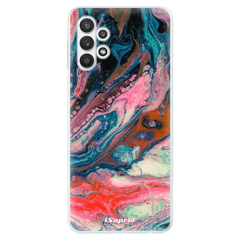 Odolné silikonové pouzdro iSaprio - Abstract Paint 01 - Samsung Galaxy A32
