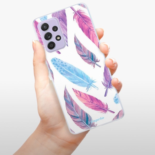 Silikonové pouzdro iSaprio - Samsung Galaxy A52 / A52 5G / A52s 5G - Feather Pattern 10