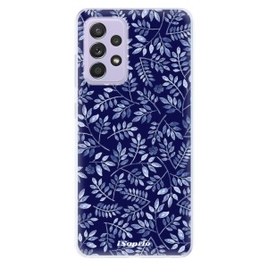 Odolné silikonové pouzdro iSaprio - Blue Leaves 05 na mobil Samsung Galaxy A52 / A52 5G / A52s 5G