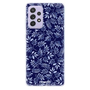 Silikonové pouzdro iSaprio - Samsung Galaxy A52 / A52 5G / A52s 5G - Blue Leaves 05