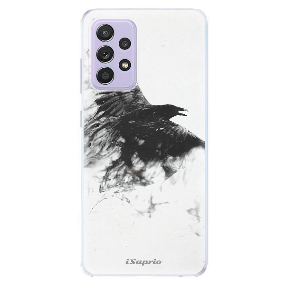 Odolné silikonové pouzdro iSaprio - Dark Bird 01 na mobil Samsung Galaxy A52 / A52 5G / A52s 5G (Odolný silikonový obal, kryt, pouzdro iSaprio - Dark Bird 01 na mobilní telefon Samsung Galaxy A52 / Samsung Galaxy A52 5G / Samsung Galaxy A52s 5G)