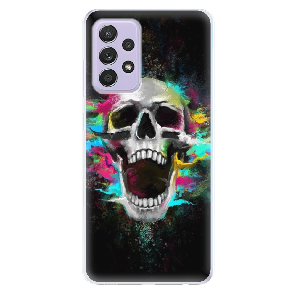 Odolné silikonové pouzdro iSaprio - Skull in Colors na mobil Samsung Galaxy A52 / A52 5G / A52s 5G (Odolný silikonový obal, kryt, pouzdro iSaprio - Skull in Colors na mobilní telefon Samsung Galaxy A52 / Samsung Galaxy A52 5G / Samsung Galaxy A52s 5G)