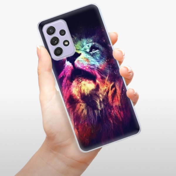 Silikonové pouzdro iSaprio - Samsung Galaxy A52 / A52 5G / A52s 5G - Lion in Colors