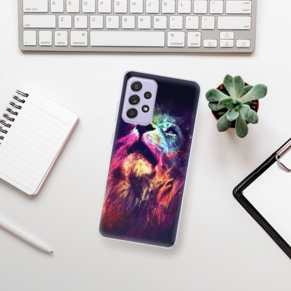 Silikonové pouzdro iSaprio - Samsung Galaxy A52 / A52 5G / A52s 5G - Lion in Colors