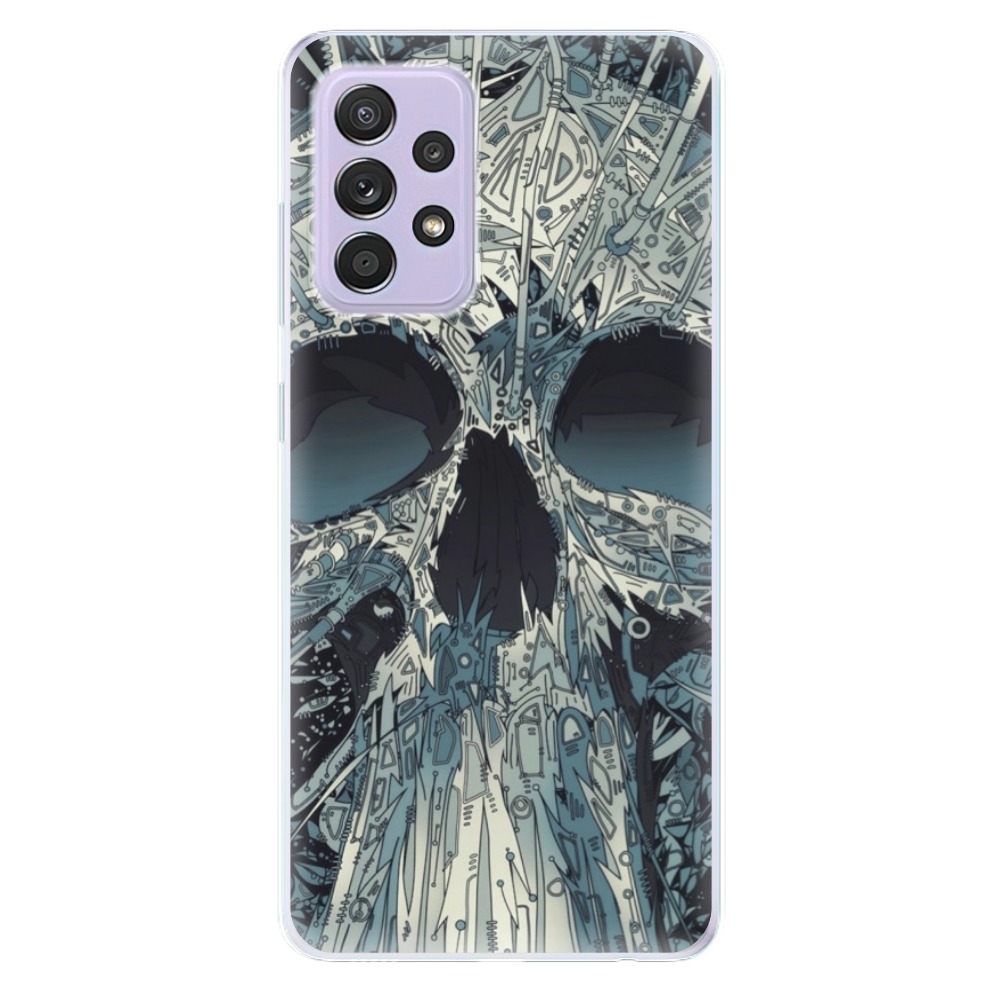 Odolné silikonové pouzdro iSaprio - Abstract Skull - Samsung Galaxy A52/A52 5G