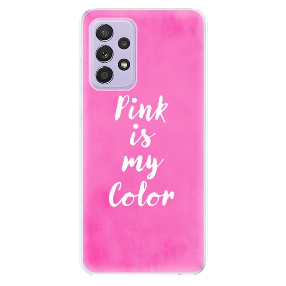 Odolné silikonové pouzdro iSaprio - Pink is my color na mobil Samsung Galaxy A52 / A52 5G / A52s 5G (Odolný silikonový obal, kryt, pouzdro iSaprio - Pink is my color na mobilní telefon Samsung Galaxy A52 / Samsung Galaxy A52 5G / Samsung Galaxy A52s 5G)