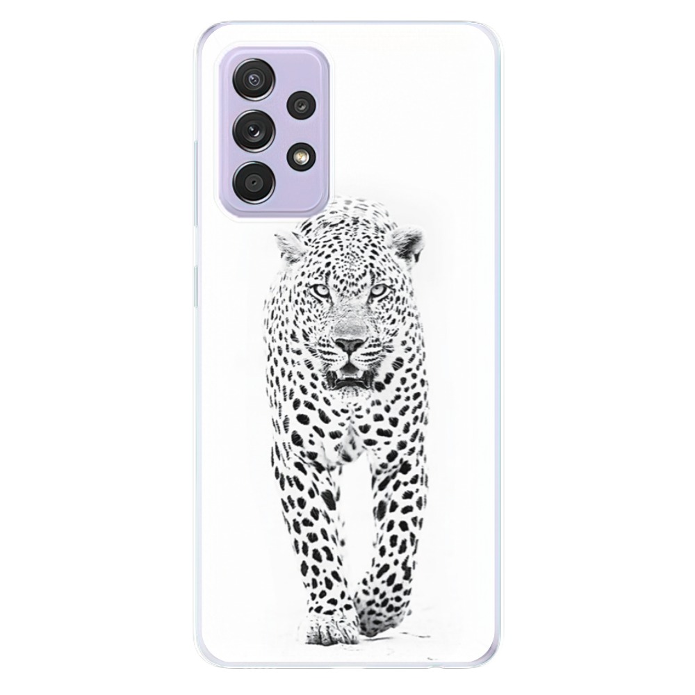 Odolné silikonové pouzdro iSaprio - White Jaguar - Samsung Galaxy A52/A52 5G