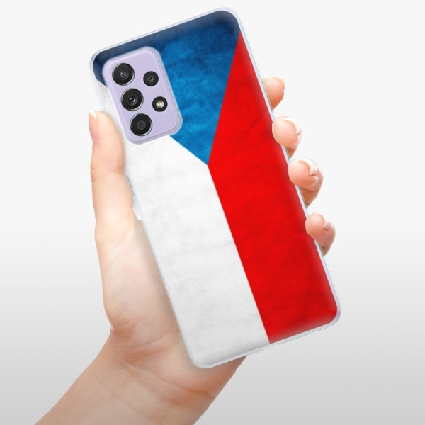 Silikonové pouzdro iSaprio - Samsung Galaxy A52 / A52 5G / A52s 5G - Czech Flag