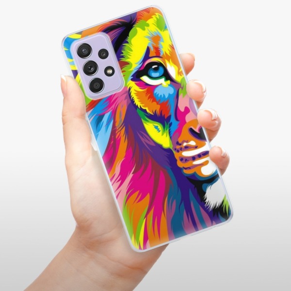 Silikonové pouzdro iSaprio - Samsung Galaxy A52 / A52 5G / A52s 5G - Rainbow Lion