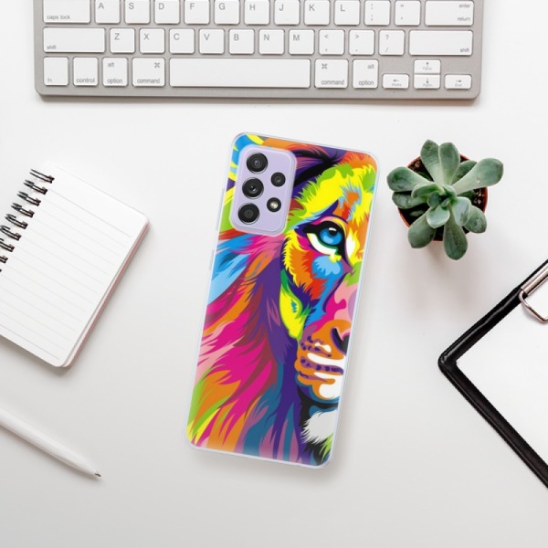 Silikonové pouzdro iSaprio - Samsung Galaxy A52 / A52 5G / A52s 5G - Rainbow Lion