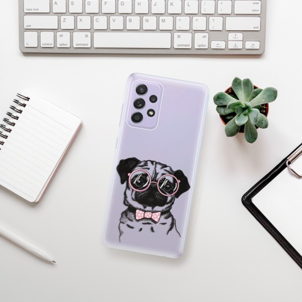 Silikonové pouzdro iSaprio - Samsung Galaxy A52 / A52 5G / A52s 5G - The Pug