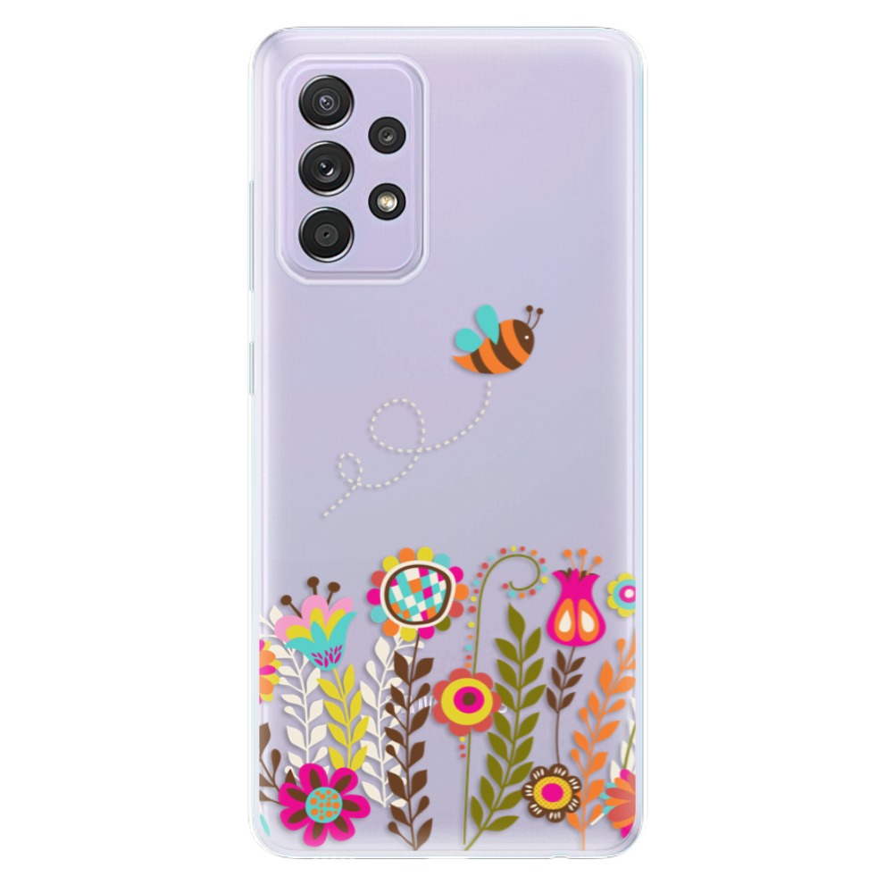 Odolné silikonové pouzdro iSaprio - Bee 01 na mobil Samsung Galaxy A52 / A52 5G / A52s 5G (Odolný silikonový obal, kryt, pouzdro iSaprio - Bee 01 na mobilní telefon Samsung Galaxy A52 / Samsung Galaxy A52 5G / Samsung Galaxy A52s 5G)