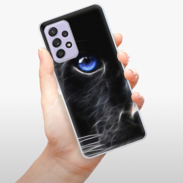 Silikonové pouzdro iSaprio - Samsung Galaxy A52 / A52 5G / A52s 5G - Black Puma