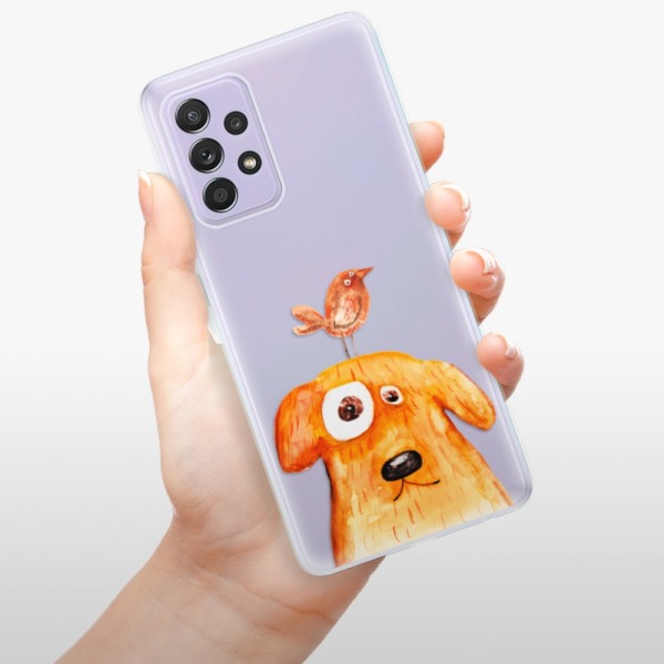 Silikonové pouzdro iSaprio - Samsung Galaxy A52 / A52 5G / A52s 5G - Dog And Bird