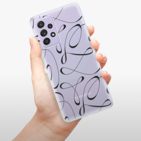 Silikonové pouzdro iSaprio - Samsung Galaxy A52 / A52 5G / A52s 5G - Fancy black