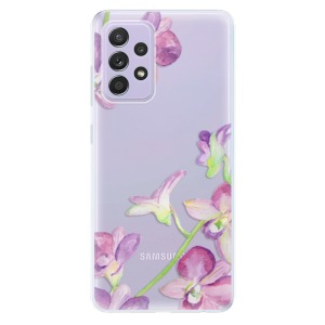 Silikonové pouzdro iSaprio - Samsung Galaxy A52 / A52 5G / A52s 5G - Purple Orchid