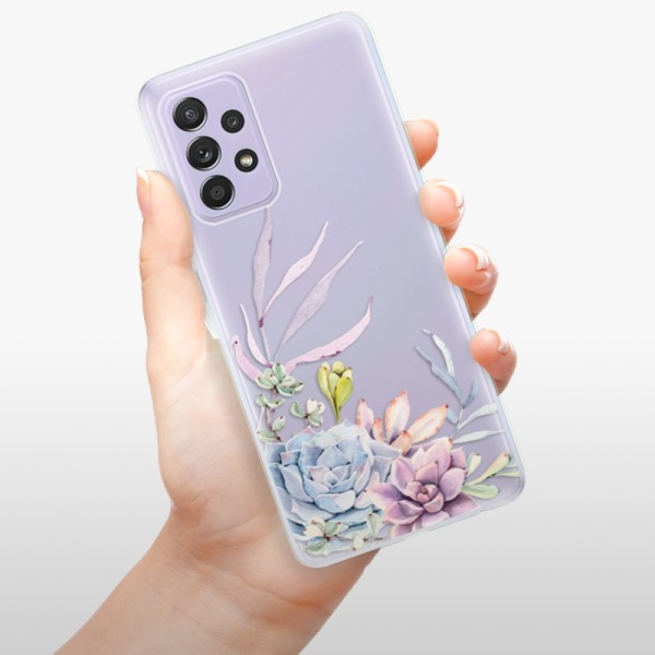 Silikonové pouzdro iSaprio - Samsung Galaxy A52 / A52 5G / A52s 5G - Succulent 01