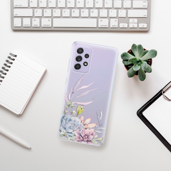 Silikonové pouzdro iSaprio - Samsung Galaxy A52 / A52 5G / A52s 5G - Succulent 01