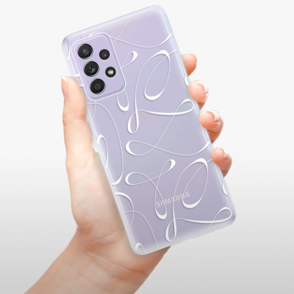 Silikonové pouzdro iSaprio - Samsung Galaxy A52 / A52 5G / A52s 5G - Fancy white