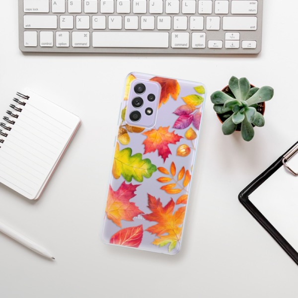 Silikonové pouzdro iSaprio - Samsung Galaxy A52 / A52 5G / A52s 5G - Autumn Leaves 01